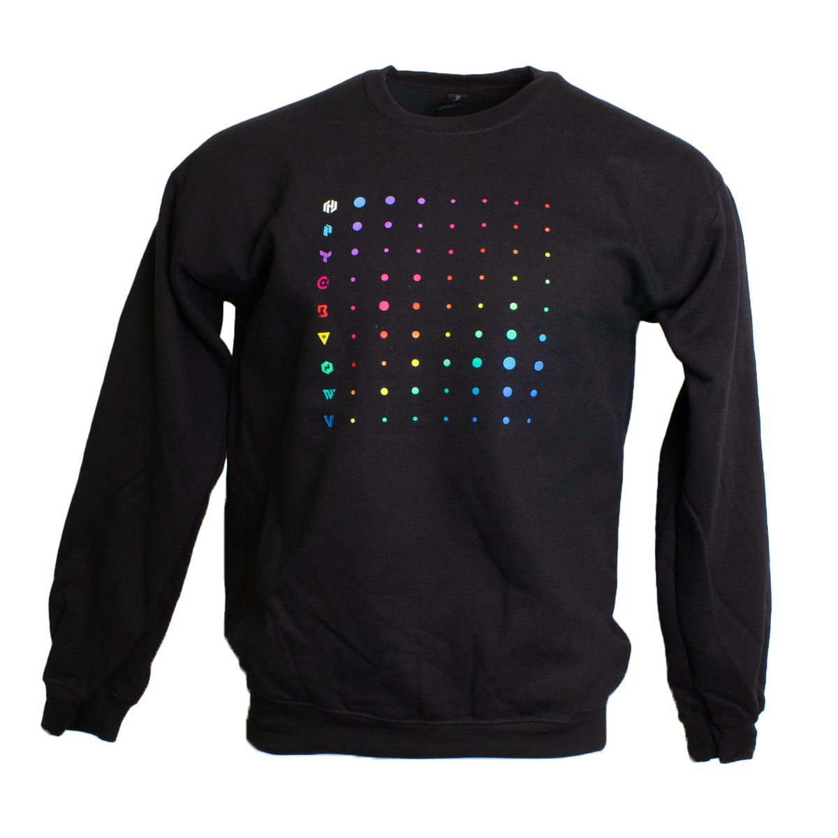 Black diagonal hotsell gradient crewneck sweatshirt